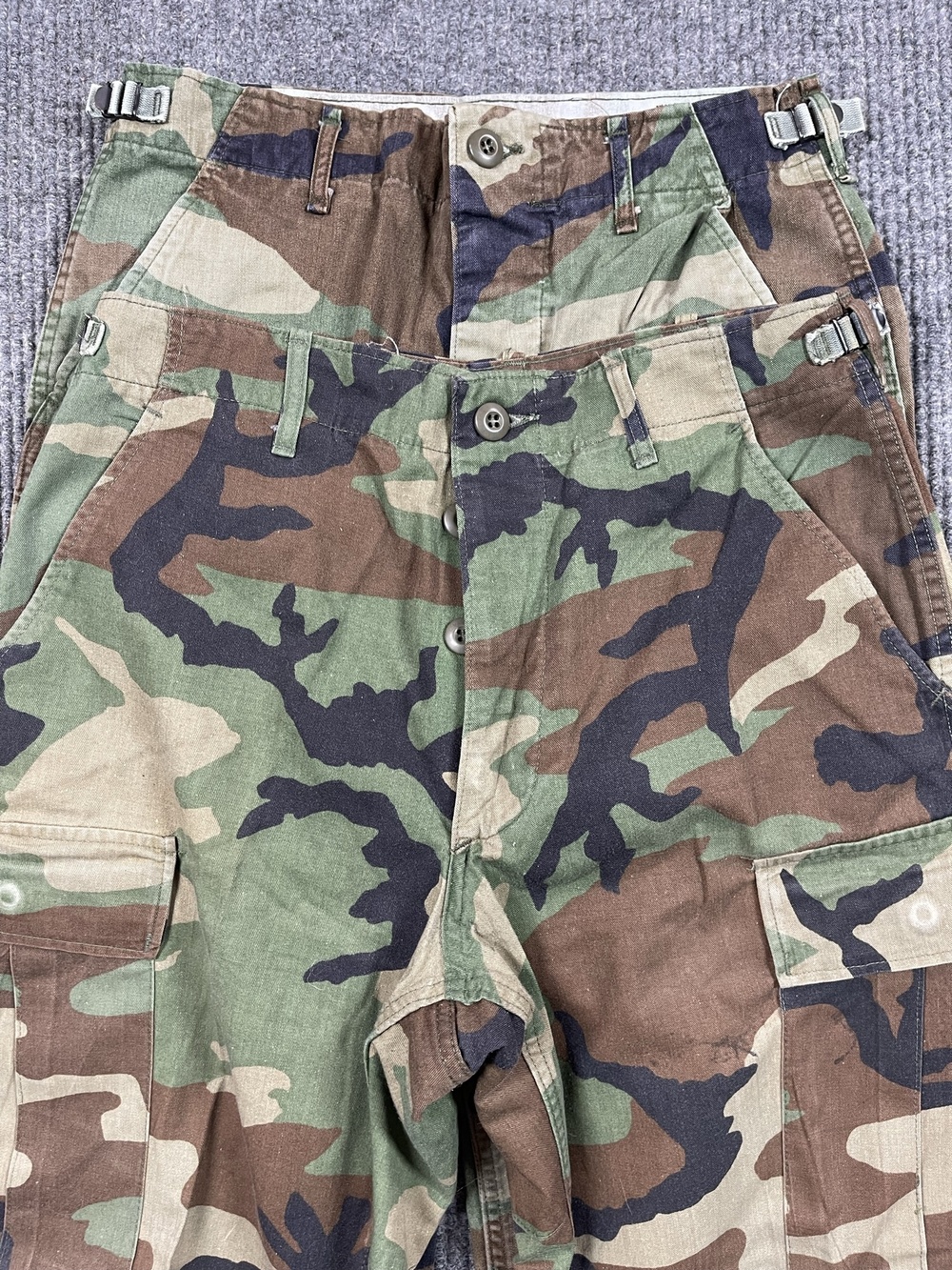 Vintage US Army BDU Pants Mens Small Woodland Camo Military Cargo LOT OF 2